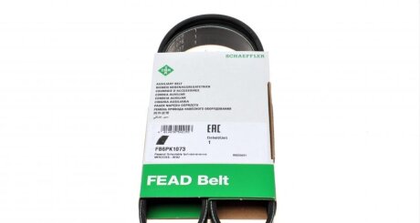 Ремінь генератора поліклиновий INA FB 6PK1073