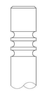 Клапан EX Citroen C3 / Peugeot 206, 307 1.4 HDI 01- Intervalves 3364.036