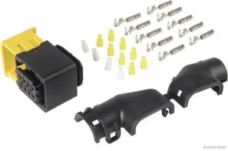 Електричний роз’єм (кількість контактів: 8, форма штекера: прямокутний, мама, HDSCS, до ламп LC8) JAKOPARTS 50390710 (фото 1)