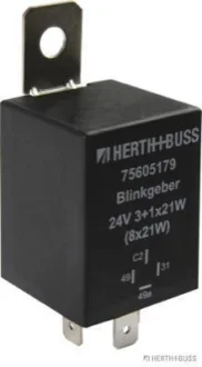 Реле повороту (24В кількість контактів: 4 3+1x21W(8x21W)) MERCEDES TOURINO (O 510) 10.03- JAKOPARTS 75605179