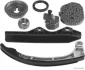 Комплект ГРМ (ланцюг + шестерня) NISSAN MICRA C+C III, MICRA III, NOTE 1.0-1.4LPG 01.03-08.13 JAKOPARTS J1191008 (фото 1)