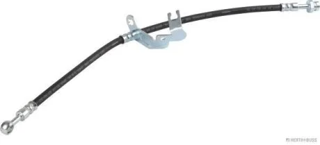 Гальмівний шланг гнучкий передн Лів (довжина 545мм, M10X1 120° SF) HYUNDAI GRAND SANTA FÉ, SANTA FÉ II, SANTA FÉ III, SANTA FÉ III/SUV 2.0D-3.3 03.06-12.18 JAKOPARTS J3710565