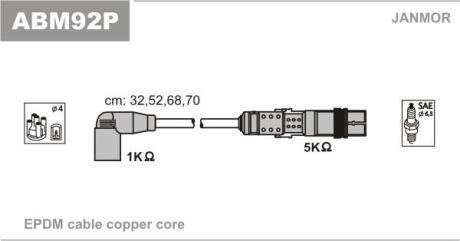 Дроти в/в (каучук) Audi A3/A4, Skoda Octavia, VW1.6 96- Janmor ABM92P