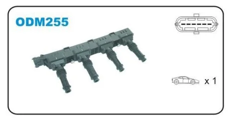 Котушка запалювання Janmor ODM255