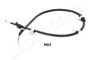 HYUNDAI трос ручн.гальма лів.Coupe 96- JAPANPARTS BC-H03
