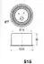 MITSUBISHI натяжний ролик PAJERO / CARISMA 1,8 16V JAPANPARTS BE-515 (фото 2)