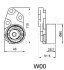 DAEWOO натяжний ролик ESPERO/Lanos/Nexia 1,5i-1,6i 16V 95- JAPANPARTS BE-W00 (фото 2)