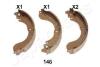 Гальмівні колодки, барабанні Chrysler Sebring - Dodge Avenger, Caliber - Jeep Compass, Patriot - Nissan Cube JAPANPARTS GF-146AF (фото 1)