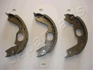 Колодки гальмівні барабанні MITSUBISHI PAJERO SPORT 2,5TD 98- JAPANPARTS GF-503AF