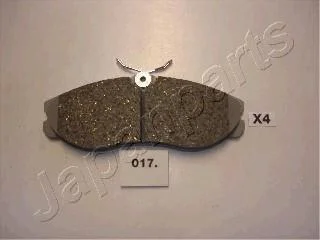 Колодки тормозные NISSAN SERENA/TERRANO 2/VANETTE -01/93- передн. JAPANPARTS PA-017AF