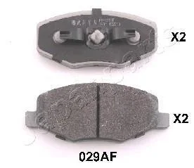 CHERY К-кт гальмівних колодок JAGGI 1.1/1.3 06-13 JAPANPARTS PA-029AF