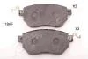 NISSAN гальмівні колод. передн.InfinitiI FX 35/45 (Tokico) JAPANPARTS PA-118AF (фото 1)