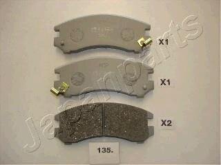 C11035 Колодки тормозные дисковые (перед.) (шт.) JAPANPARTS PA-135AF