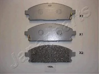 NISSAN гальмівні колодки передн. X-Trail 01- JAPANPARTS PA-154AF