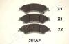 Колодки гальмівні передні Ford Ranger 11-> (JAPAN PARTS) JAPANPARTS PA-351AF (фото 1)