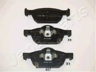HONDA колодки гальм передн.Accord 08-,Civic 12- JAPANPARTS PA-407AF