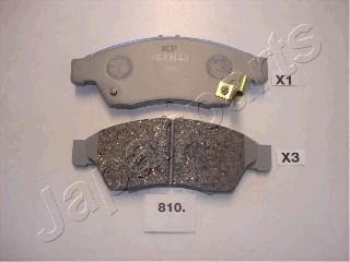 SUZUKI гальмівні колодки передн. LIANA 1.3I-1.6I 06/02 JAPANPARTS PA-810AF