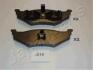 Колодки тормозные CHRYSLER 300M/STRATUS/SEBRING/PT CRUISER -08 задн. JAPANPARTS PP-016AF (фото 1)