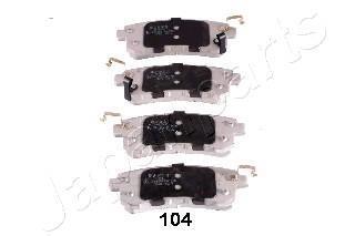 INFINITI колодки гальм. передн. QX56 5,6 10- JAPANPARTS PP-104AF