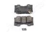 NISSAN колодки гальмівні задн.370Z,Infiniti G37 07- JAPANPARTS PP-105AF (фото 1)