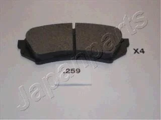 TOYOTA гальмівні колодки задн.Land Cruiser 98- JAPANPARTS PP-259AF