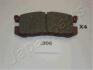 Колодки тормозные дисковые MAZDA зад. 626 87-91 JAPANPARTS PP-306AF (фото 1)