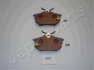 MITSUBISHI гальмівні колодки задн.Carisma, Spase Star 00- VOLVO 1,6-2,0 S40/V40 97- JAPANPARTS PP-507AF