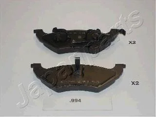 CHRYSLER гальмівні колодки дискові Voyager,Caravan 95- JAPANPARTS PP-994AF