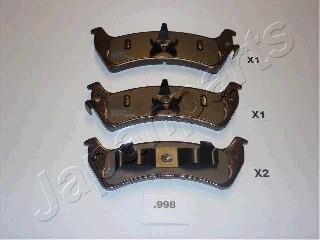 JEEP гальмівні колодки задні Grand Cherokee JAPANPARTS PP-998AF