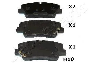 HYUNDAI Колодки гальмівні задні H350 15- JAPANPARTS PP-H10AF