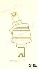 TOYOTA тяга стабілізатора CAMRY 96- лів. передн. JAPANPARTS SI-215L