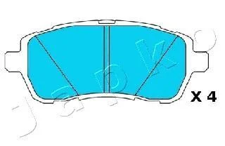 Колодки гальмівні передні дискові Ford Fiesta VI (08-)/Mazda 2 (07-) JAPKO 500089