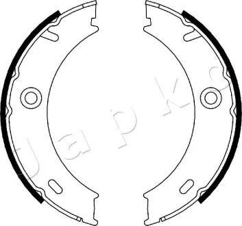 Колодки стоянкового гальма MB Sprinter 904/ VW LT28-46 (95-) 170x40 мм JAPKO 550503