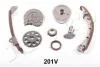 Ланцюг приводу ГРМ (к-кт) AVENSIS/COROLLA/RAV-4 1.4-1.8i 00-09 (з шестернями/+VVT) JAPKO KJK201V (фото 2)