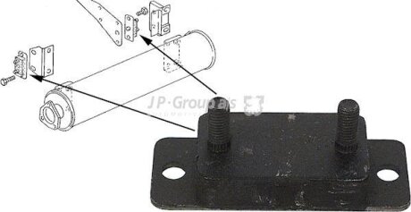 Кронштейн VAG TRANSPORTER III -07 глушителя JP GROUP 1121603600