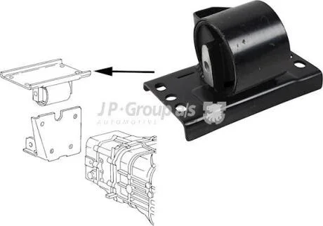 Подушка КПП VW T3 JP GROUP 1132400900
