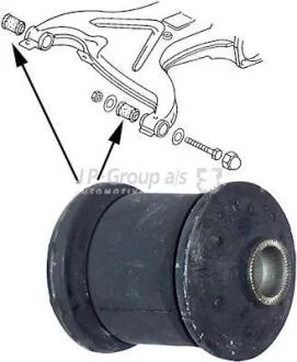 Сайлентблок внутренний заднего рычага VW T3 T4 1.6-2.8 79-03 JP GROUP 1150301000