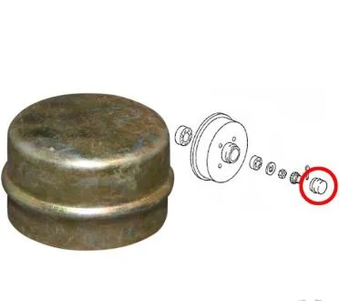 VW заглушка підшипника задньої маточини JP GROUP 1151450200