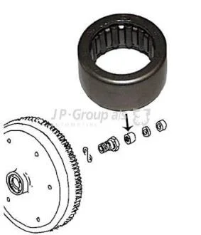 Центрирующий опорный подшипник, система сцепления JP GROUP 8110451302