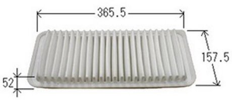 Фильтр воздушный LEXUS RX 04- 3.3 JS ASAKASHI A1014