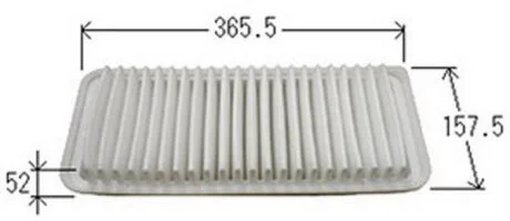 Фильтр воздушный LEXUS RX 04- 3.3 JS ASAKASHI A1014