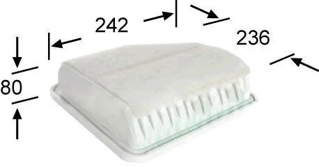 Фильтр воздушный LEXUS IS220 D, TOYOTA RAV 4 JS ASAKASHI A1518