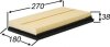 Фільтр повітряний Toyota 1780138011/178010V020/1780138010/178010V040 JS ASAKASHI A1521 (фото 1)