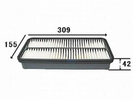 Фильтр воздушный PONTIAC (GM) Trans Sport, TOYOTA Corolla, Corolla Fielder, RAV 4, Camry, Picnic, Caina, Caldina, Carina ED, Corolla Levin JS ASAKASHI A161J