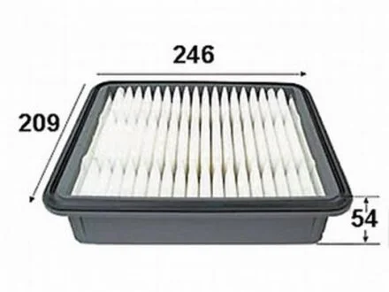 Фильтр воздушный TOYOTA LEXUS GS300 JZS160 3.0I 24V 97.08-, JCE10 (BD19, ED19) 01.07- JS ASAKASHI A192J