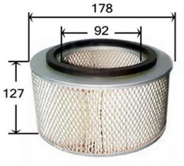 Фильтр воздушный NISSAN PATROL 97- JS ASAKASHI A2502