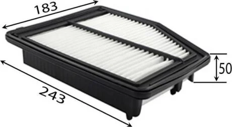 Фильтр воздушный HONDA CIVIC 1.6, 1.8, 2.0 11- JS ASAKASHI A28002