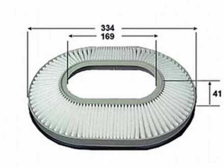 Фильтр воздушный двигателя JS ASAKASHI A3007