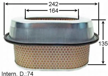 Фильтр воздушный двигателя JS ASAKASHI A3009J