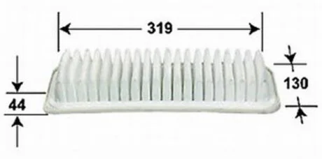 Фильтр воздушный DAIHATSU Sirion, Boon Luminas, YRV, TOYOTA Passo JS ASAKASHI A741J